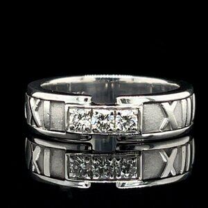 Tiffany & Co. Atlas Diamond Ring